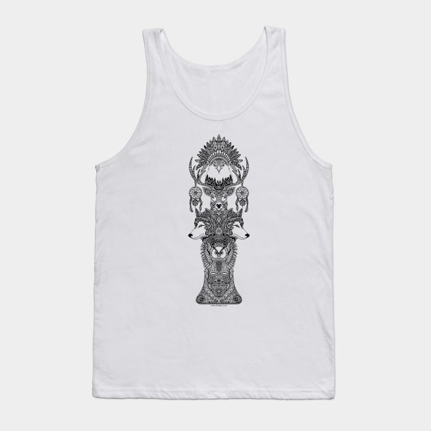 Indian Totem Tank Top by Art_et_Be